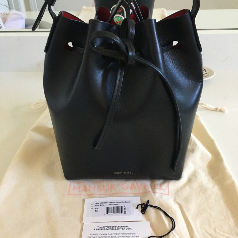 Mansur Gavriel mini bucket bag